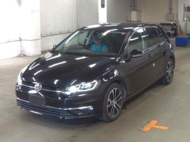 Ref:AUX-25184162 VOLKSWAGEN GOLF 2019 1 2019 Volkswagen Golf black gasoline used car Japan export