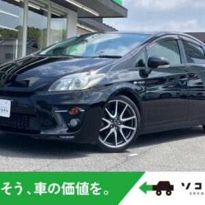 2013 Toyota Prius black gasoline used car Japan export