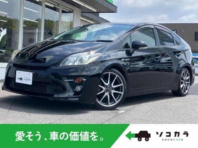 Ref:AUX-25184294 TOYOTA PRIUS 2013 1 2013 Toyota Prius black gasoline used car Japan export