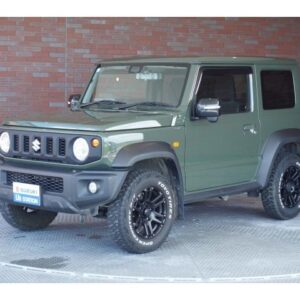 2023 Suzuki Jimny Sierra green gasoline used car Japan export