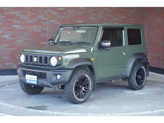 Ref:AUX-25184395 SUZUKI JIMNY SIERRA 2023 1 2023 Suzuki Jimny Sierra green gasoline used car Japan export