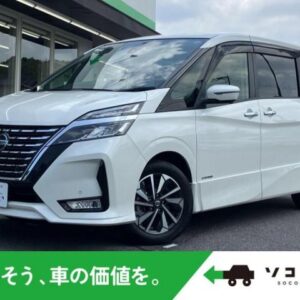 2022 Nissan Serena pearl gasoline used car Japan export