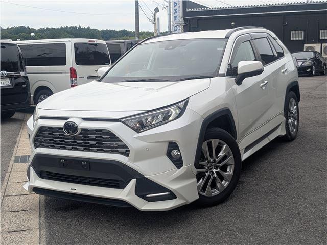 Ref:AUX-25184593 TOYOTA RAV4 2021 1 2021 Toyota Rav4 pearl gasoline used car Japan export
