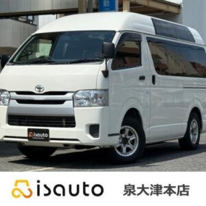 2017 Toyota Hiace Van white gasoline used car Japan export