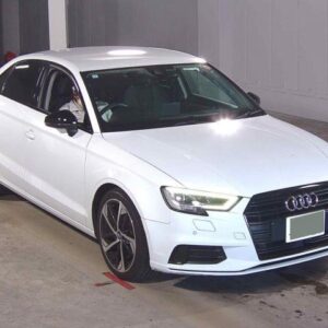 2019 Audi A3 Sedan white gasoline used car Japan export