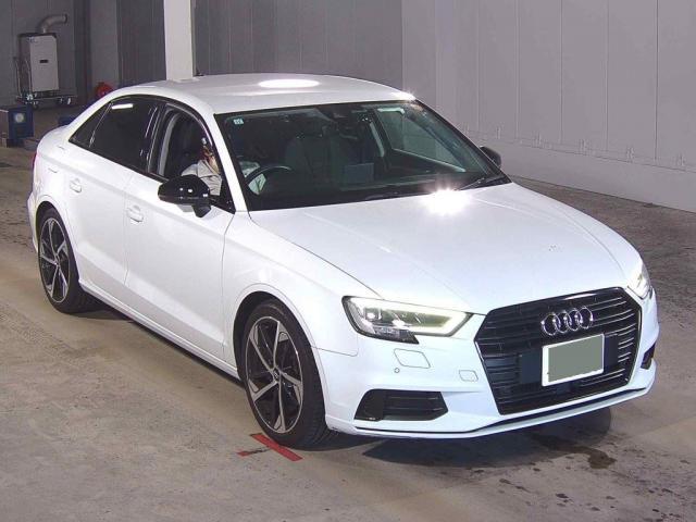 Ref:AUX-25193834 AUDI A3 SEDAN 2019 1 2019 Audi A3 Sedan white gasoline used car Japan export