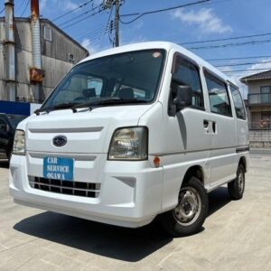 2010 Subaru Sambar Van white gasoline used car Japan export