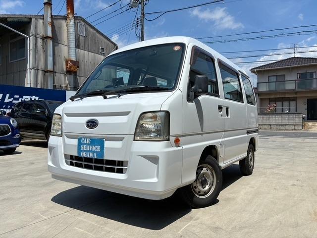 Ref:AUX-25193991 SUBARU SAMBAR VAN 2010 1 2010 Subaru Sambar Van white gasoline used car Japan export