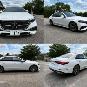 2024 Mercedes Benz E-Class white diesel used car Japan export
