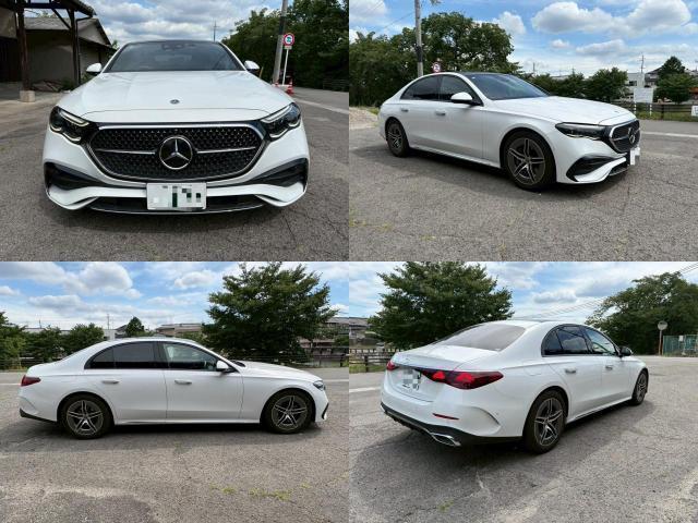 Ref:AUX-25200203 MERCEDES BENZ E-CLASS 2024 1 2024 Mercedes Benz E-Class white diesel used car Japan export