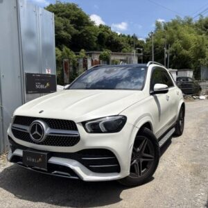 2020 Mercedes Benz Gle white diesel used car Japan export