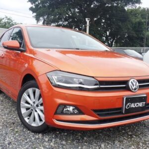 2018 Volkswagen Polo orange gasoline used car Japan export