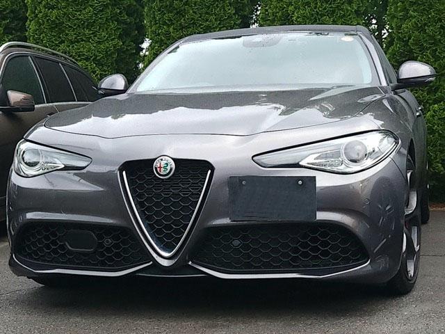 Ref:AUX-25200379 ALFA ROMEO GIULIA 2021 1 2021 Alfa Romeo Giulia gunmetal gasoline used car Japan export