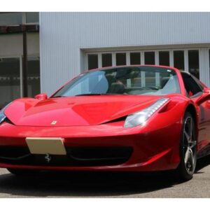 2015 Ferrari 458 Spider red gasoline used car Japan export