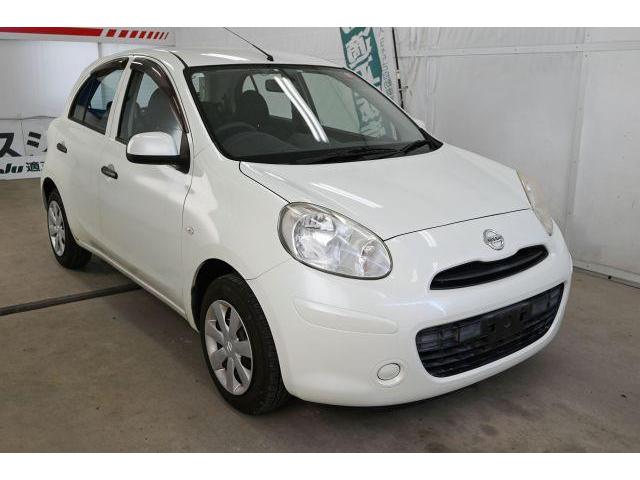 Ref:AUX-25200526 NISSAN MARCH 2012 1 2012 Nissan March pearl gasoline used car Japan export