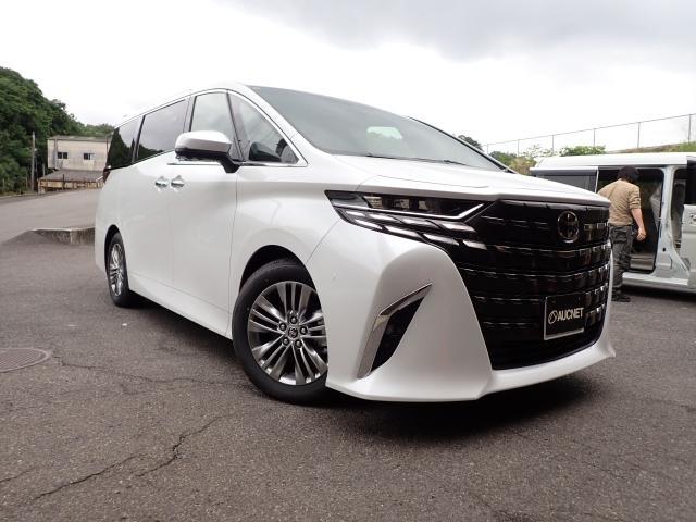 Ref:AUX-25200528 TOYOTA ALPHARD 2026 1 2026 Toyota Alphard white gasoline used car Japan export