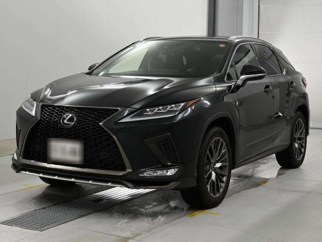 Ref:AUX-25200566 LEXUS RX 2021 1 2021 Lexus Rx black gasoline used car Japan export