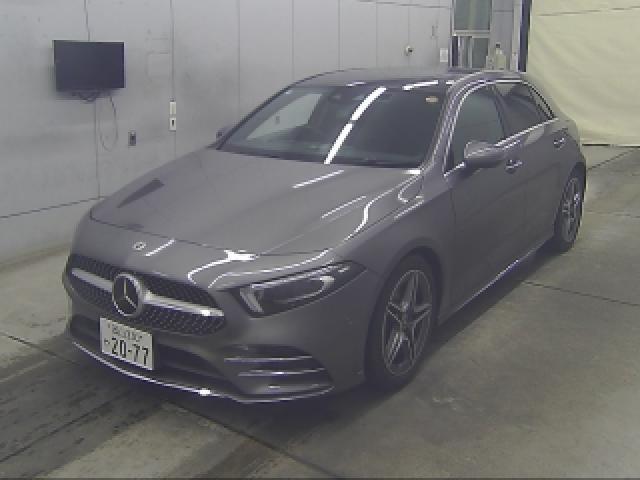 Ref:AUX-25200861 MERCEDES BENZ A-CLASS 2022 1 2022 Mercedes Benz A-Class gray diesel used car Japan export
