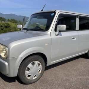 2004 Suzuki Alto Lapin silver gasoline used car Japan export
