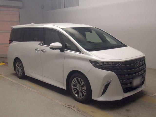 Ref:AUX-25204941 TOYOTA ALPHARD 2024 1 2024 Toyota Alphard pearl gasoline used car Japan export
