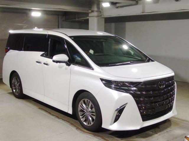 Ref:AUX-25204944 TOYOTA ALPHARD 2024 1 2024 Toyota Alphard pearl gasoline used car Japan export