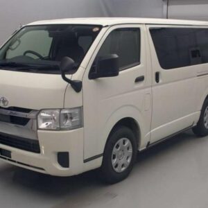 2021 Toyota Hiace Van white diesel used car Japan export