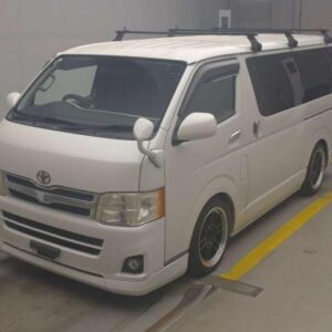 2010 Toyota Regius Ace Van pearl diesel used car Japan export
