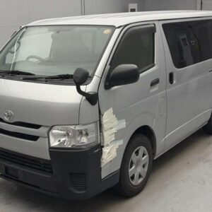 2016 Toyota Hiace Van silver diesel used car Japan export