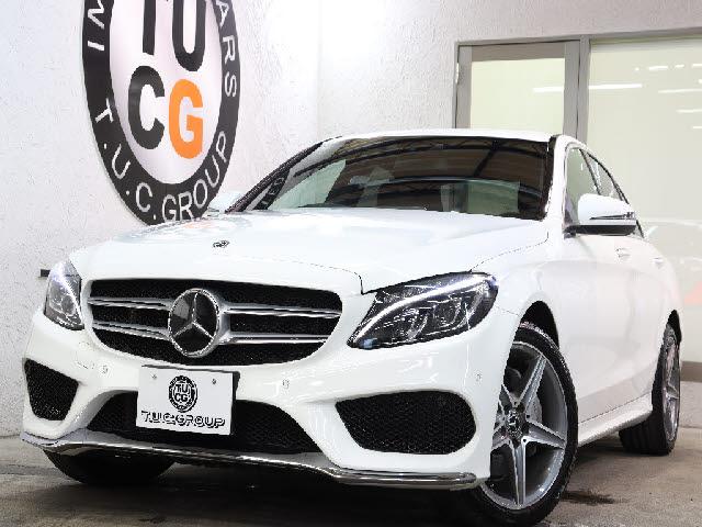 Ref:AUX-25209555 MERCEDES BENZ C-CLASS 2018 1 2018 Mercedes Benz C-Class white diesel used car Japan export