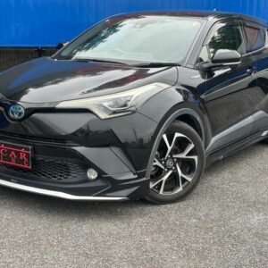 2017 Toyota C-Hr black hybrid used car Japan export