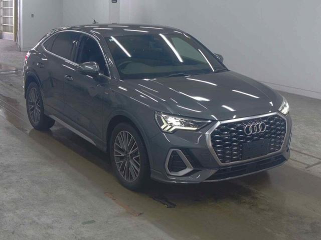Ref:AUX-25220794 AUDI Q3 SPORTBACK 2021 1 2021 Audi Q3 Sportback gray diesel used car Japan export
