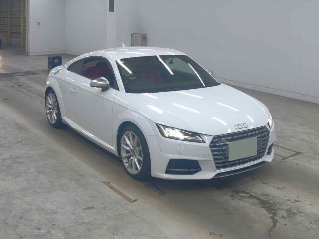 Ref:AUX-25220896 AUDI TTS COUPE 2015 1 2015 Audi Tts Coupe white gasoline used car Japan export