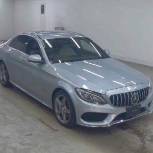 2014 Mercedes Benz C-Class silver gasoline used car Japan export