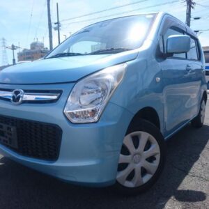2016 Mazda Flair Wagon blue gasoline used car Japan export