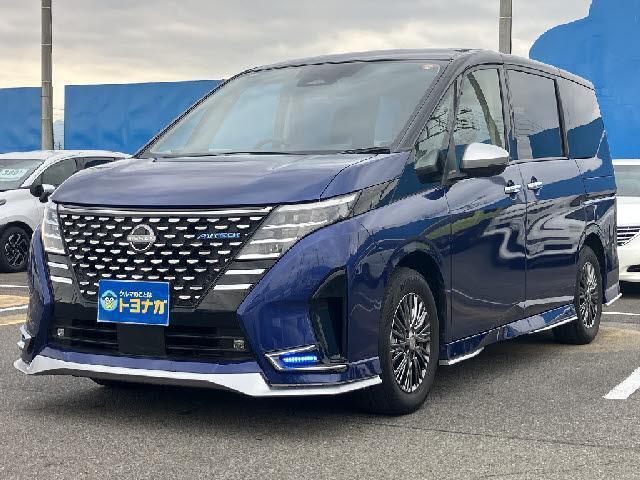Ref:AUX-25221046 NISSAN SERENA 2023 1 2023 Nissan Serena blue gasoline used car Japan export