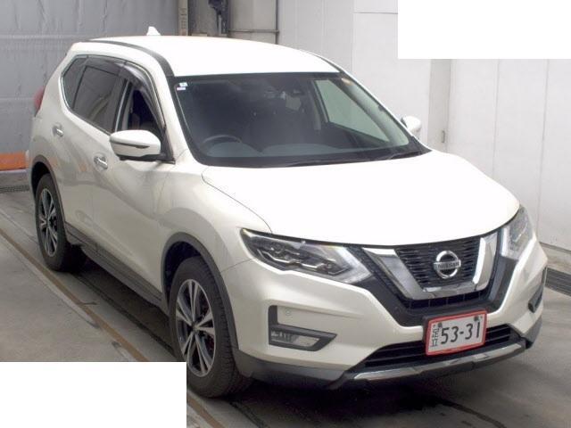 Ref:AUX-25221361 NISSAN X-TRAIL 2018 1 2018 Nissan X-Trail pearl gasoline used car Japan export