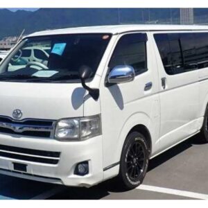 2013 Toyota Regius Ace Van white diesel used car Japan export