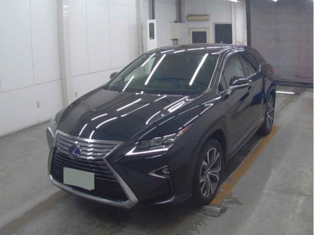 Ref:AUX-25221370 LEXUS RX 2018 1 2018 Lexus Rx black gasoline used car Japan export