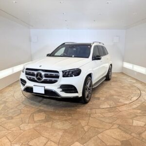 2022 Mercedes Benz Gls white diesel used car Japan export