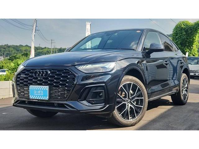 Ref:AUX-25225848 AUDI Q5 SPORTBACK 2022 1 2022 Audi Q5 Sportback black gasoline used car Japan export