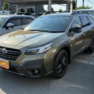 2022 Subaru Legacy Outback green gasoline used car Japan export