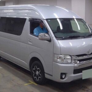 2017 Toyota Hiace Wagon silver gasoline used car Japan export