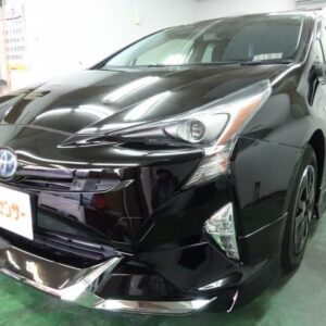 2017 Toyota Prius black gasoline used car Japan export