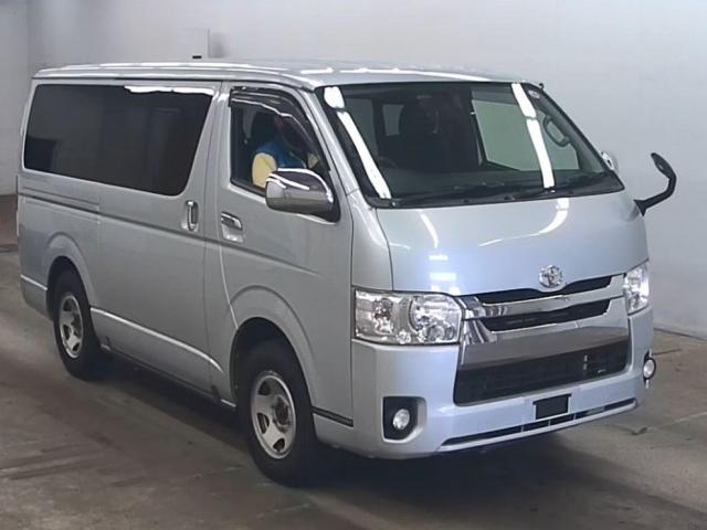 Ref:AUX-25226016 TOYOTA HIACE VAN 2015 1 2015 Toyota Hiace Van silver diesel used car Japan export