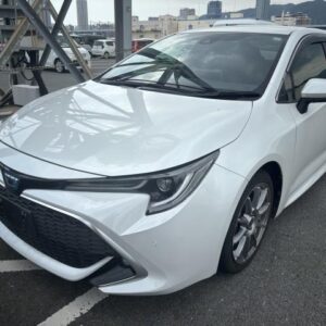 2021 Toyota Corollasport pearl gasoline used car Japan export