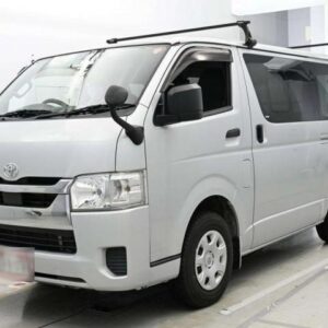 2021 Toyota Hiace Van silver diesel used car Japan export