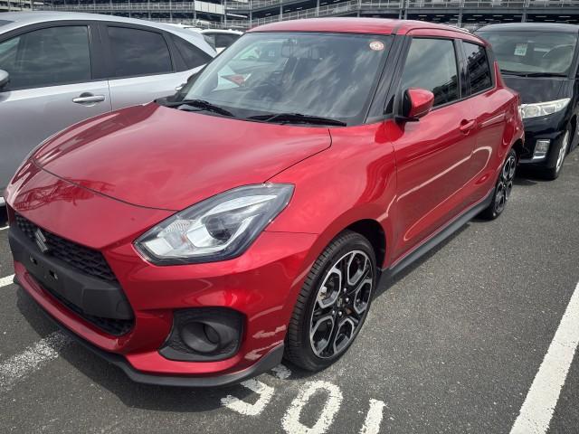 Ref:AUX-25226342 SUZUKI SWIFT SPORT 2021 1 2021 Suzuki Swift Sport red gasoline used car Japan export