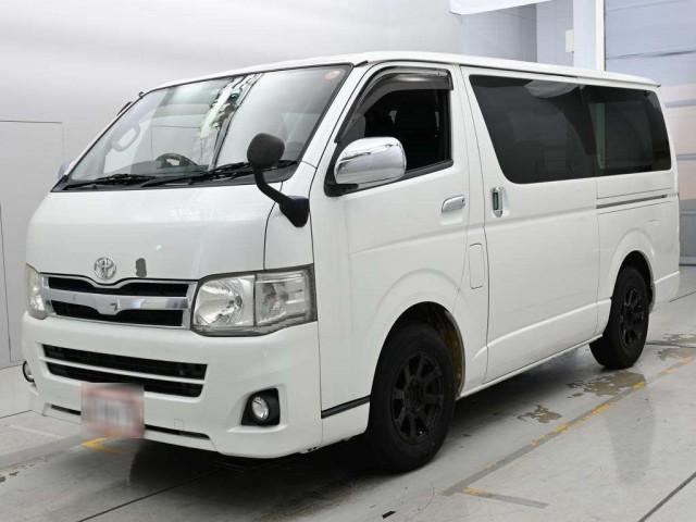 Ref:AUX-25226351 TOYOTA HIACE VAN 2012 1 2012 Toyota Hiace Van pearl gasoline used car Japan export