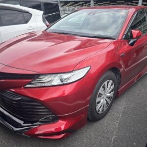 2017 Toyota Camry red gasoline used car Japan export