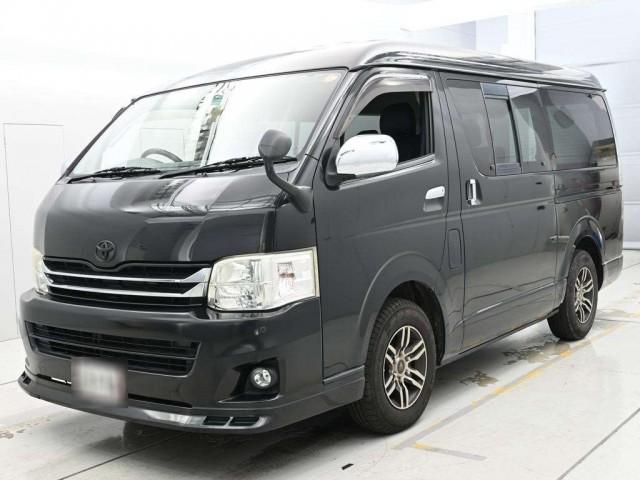 Ref:AUX-25226355 TOYOTA HIACE VAN 2010 1 2010 Toyota Hiace Van black gasoline used car Japan export